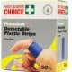 Adhesive Plastic Strips - Blue Detectable Pk50