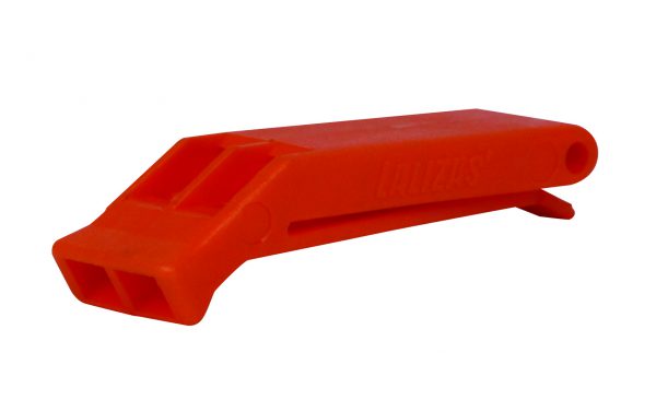 Whistle Plastic Orange With Clip
