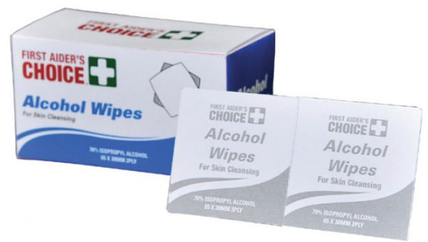 Alcohol Wipes Box 100