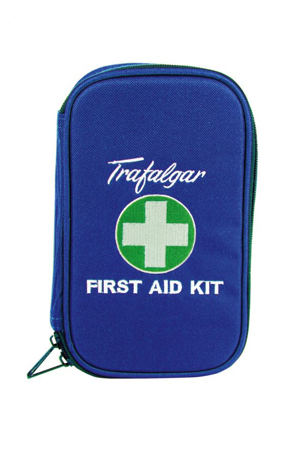 Vehicle Low Risk First Aid Kit Soft Case Blue