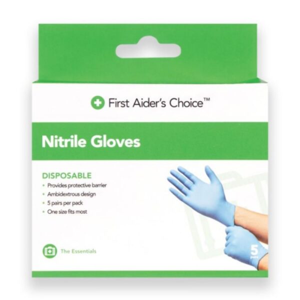 Nitrile Gloves Pack 5 Pair