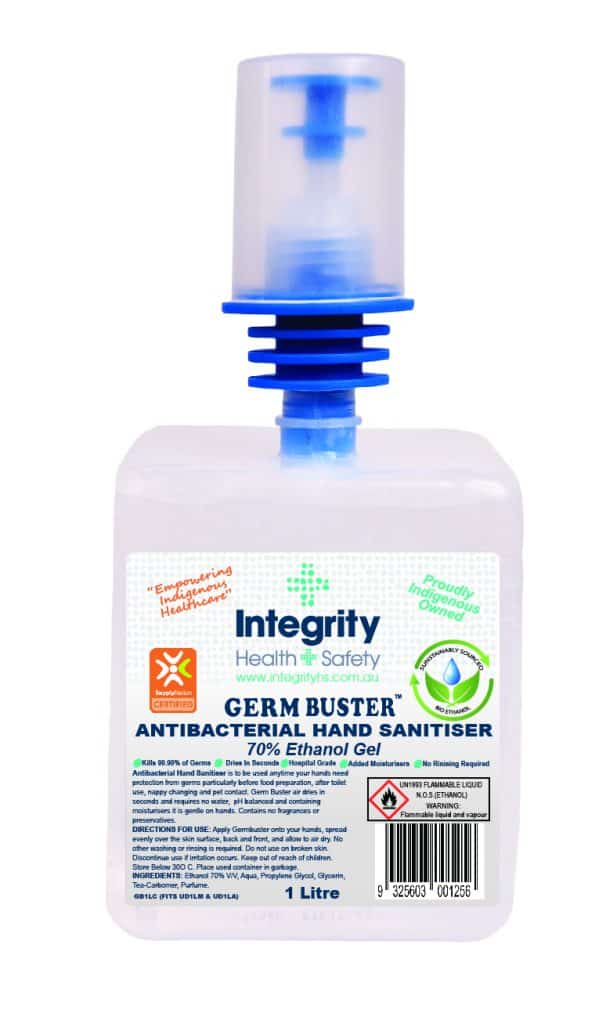 Germ Buster Antibacterial Hand Sanitiser 1 Litre Cartridge (Min order 4