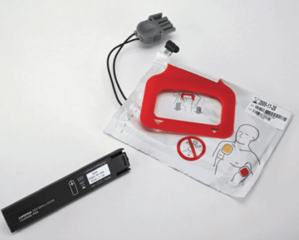 LIFEPAK CR Plus Defibrillator Charge Pak with 1 x set of Defib Pads (Adult)