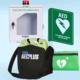 ZOLL AED Plus Fully Automatic, AED Cabinet Defibrillator Bundle