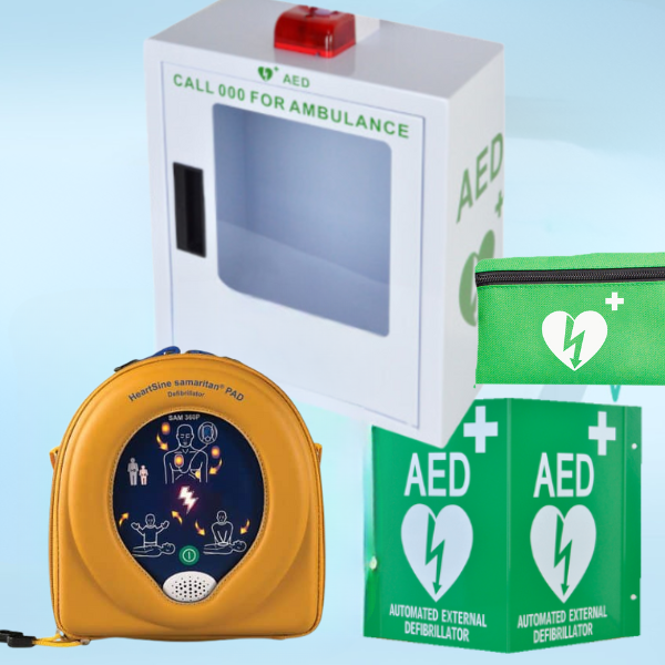 HeartSine Samaritan 360P Fully Automatic, Cabinet Defibrillator Bundle