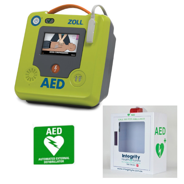 Zoll AED 3Fully Semi Automatic Defibrillator Bundle