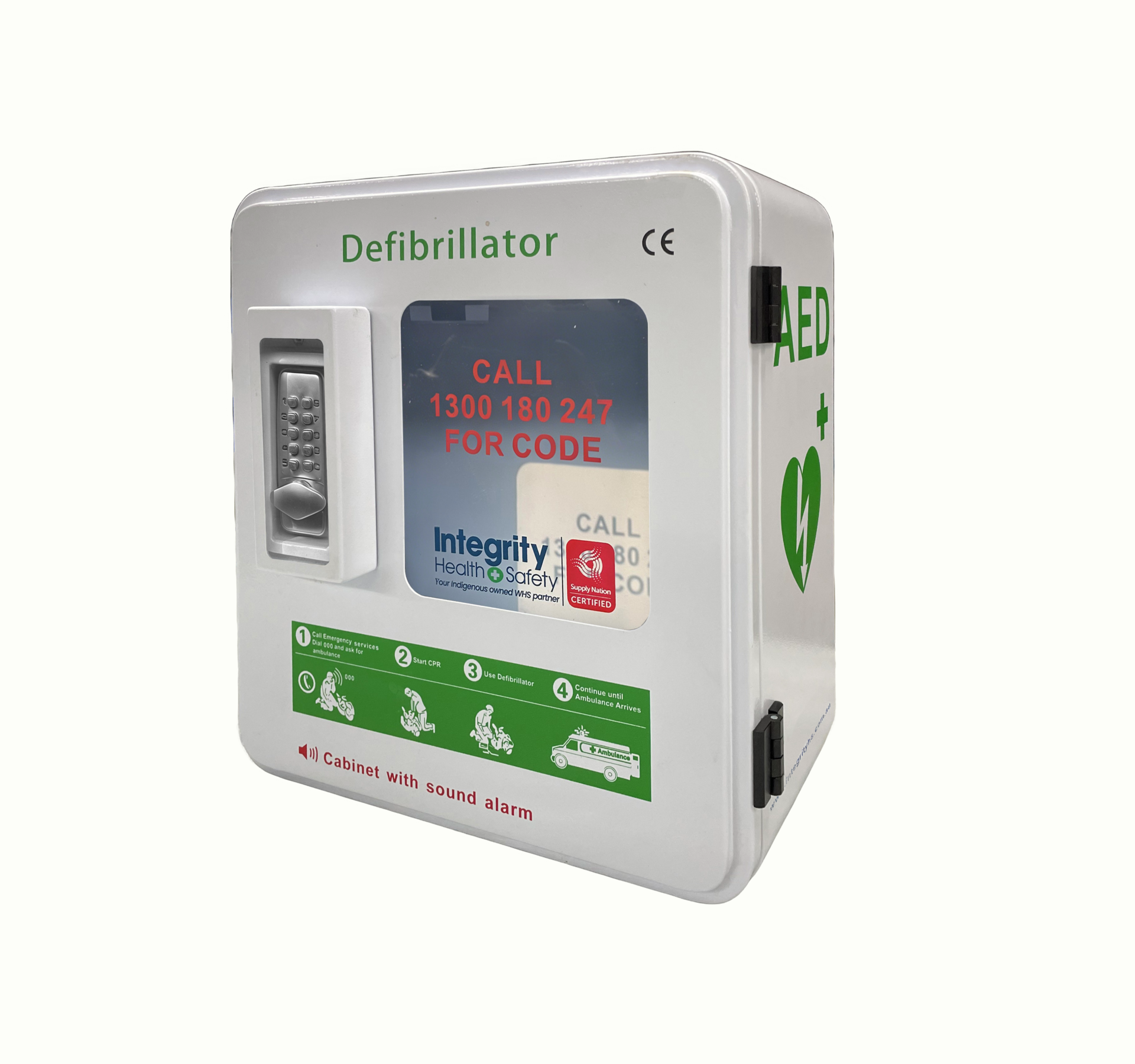 Outdoor Defibrillator Cabinet with Keypad - Image 3